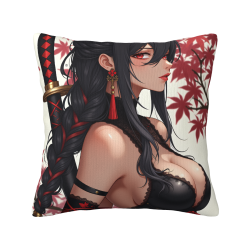 Mystic Maiden 베개 커버 - 18x18인치 | OkoMall