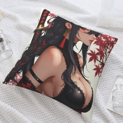 魅影姬姬抱枕套 - 18x18英寸 | OkoMall