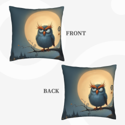 Dreamy Forest Cat Plush Pillow Cover - Okomall