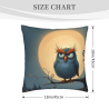 Dreamy Forest Cat Plush Pillow Cover - Okomall