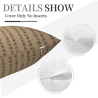 Double-Sided Printed Plush Pillow Cover - 18x18 inches | Okomall