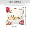 Funda de Almohada de Felpa Floral Romántica - Okomall