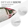 Romantic Floral Plush Pillow Cover - Okomall
