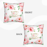Floral Plush Pillow Cover - 18x18 Inch | Okomall