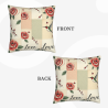 Funda de Almohada de Peluche Floral Romántica - Okomall