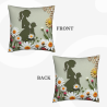 Coperchio Cuscino Floreale Astratto e Figure Morbido - Okomall