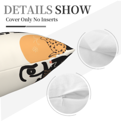 Cuscino Decorativo in Peluche con Animali della Foresta - Okomall