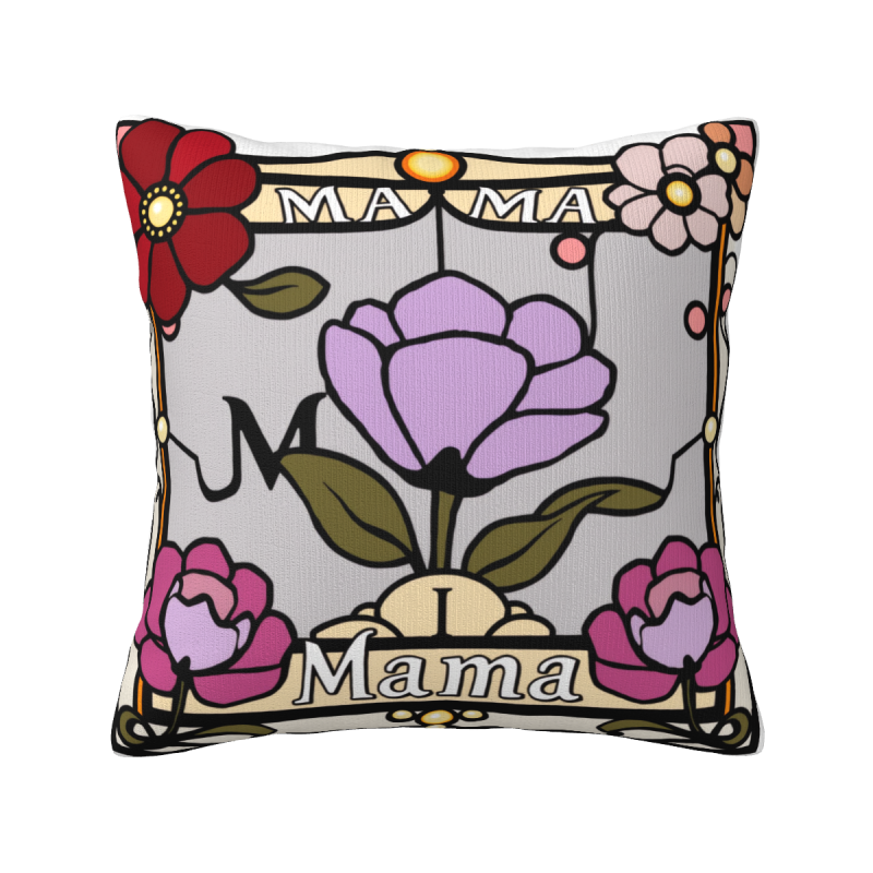 Funda de Almohada de Felpa Floral - Okomall