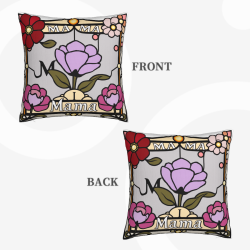Funda de Almohada de Felpa Floral - Okomall