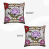 Funda de Almohada de Felpa Floral - Okomall