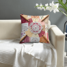 Funda de Almohada de Terciopelo Floral Romántica - 45x45 cm