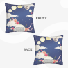 Romantic Floral Plush Pillow Cover - Okomall