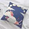Romántica Funda de Almohada de Peluche con Estampado Floral - Okomall