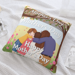 Double-Sided Printed Plush Pillow Cover - 18x18 inch | OKOMALL