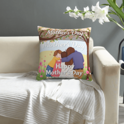 Double-Sided Printed Plush Pillow Cover - 18x18 inch | OKOMALL