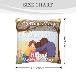 Double-Sided Printed Plush Pillow Cover - 18x18 inch | OKOMALL