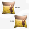 Funda de Almohada Esponjosa con Paisaje Sereno de Pradera - Okomall
