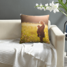 Funda de Almohada Esponjosa con Paisaje Sereno de Pradera - Okomall