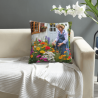 Coperchio Cuscino in Stile Country - Signora in Giardino | OKOMALL