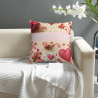 Funda de Almohada de Felpa Floral Romántica - 18x18 Pulgadas | OKOMALL