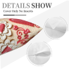 Funda de Almohada de Felpa Floral Romántica - 18x18 Pulgadas | OKOMALL