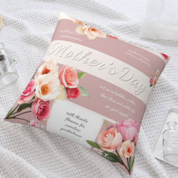 Funda de Almohada de Peluche Floral Romántica - Okomall