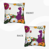 Funda de Almohada de Peluche Floral de Ensueño - okomall