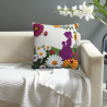 Funda de Almohada de Peluche Floral de Ensueño - okomall