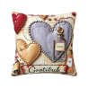 Taie d'oreiller en peluche à imprimé floral romantique - Okomall