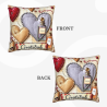 Taie d'oreiller en peluche à imprimé floral romantique - Okomall