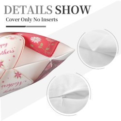 Coussin décoratif en peluche florale romantique - Okomall