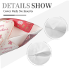 Funda de Almohada de Peluche Floral Romántica - Okomall