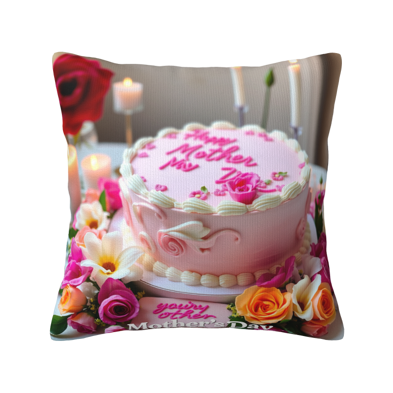 Декоративная подушка с цветочным букетом Dreamy - 45x45 см | OKOMALL