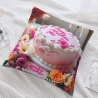وسادة مزخرفة بنمط باقة زهور Dreamy - 45 × 45 سم | OKOMALL