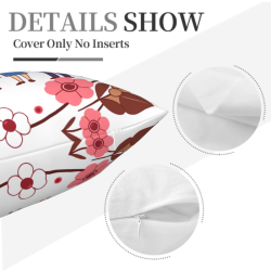 Housse de Coussin Douceur Familiale en Peluche - Okomall