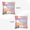 Funda de Almohada de Peluche con Diseño Floral Abstracto - OKOMALL