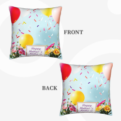 Kissenbezug mit Blumen und Bändern - Okomall