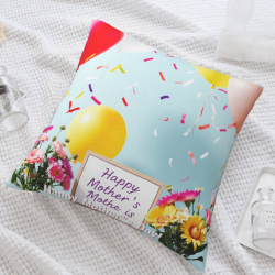 Floral & Ribbon Plush Pillow Cover - Okomall