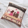 Housse de coussin familiale moelleuse - Okomall