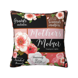 Housse de Coussin Floral Doux - Okomall