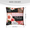 Funda de Almohada de Peluche Floral Romántica - Okomall