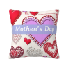 Housse de Coussin en Peluche à Motif Floral - Okomall