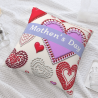 Romantic Floral Plush Pillow Cover - Okomall