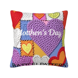 Abstrakter geometrischer Regenbogen Plüschkissenbezug - Okomall