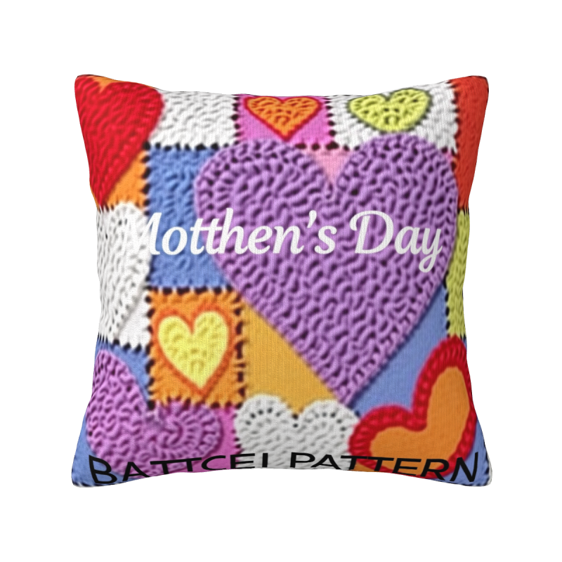 Abstrakter geometrischer Regenbogen Plüschkissenbezug - Okomall