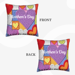Abstract Geometric Rainbow Plush Pillow Cover - Okomall