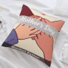Housse de Coussin en Peluche Créative - Décoration Intérieure Douce et Confortable