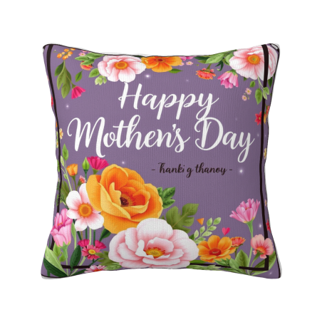 Funda de Almohada de Peluche Floral Romántica - Okomall
