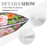 Funda de Almohada de Peluche Floral Romántica - Okomall