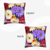 Coperte per Cuscini Morbidi a Doppio Lato con Motivo Floreale - Okomall